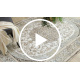 BLISS Z204AZ128 alfombra crema / beige - Marco, ornamento, moderna, estructural